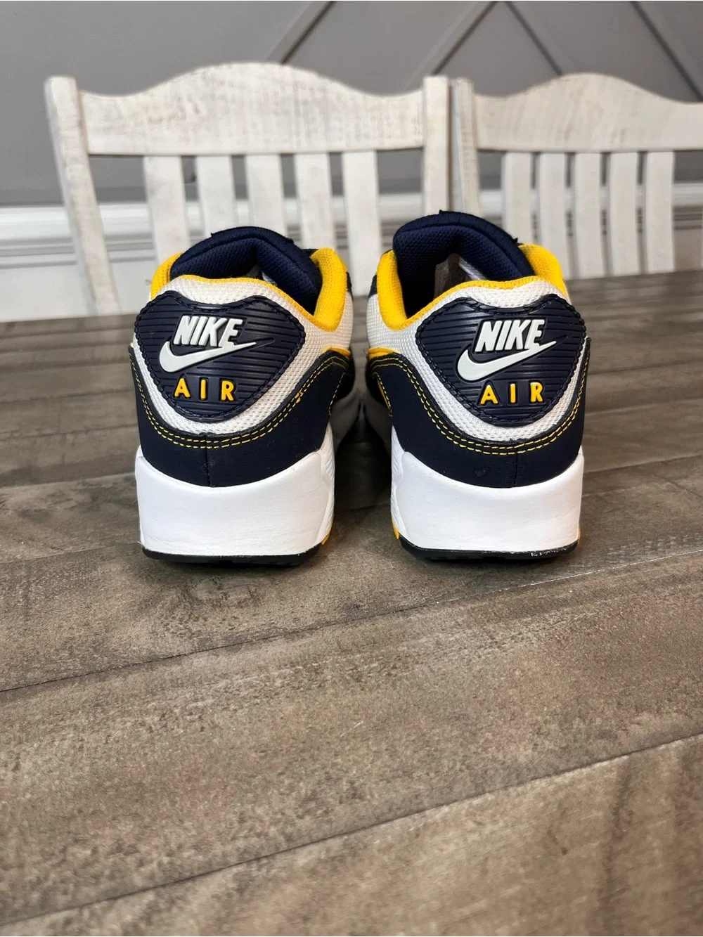 Nike Air Max 90 'Dunk From Above' Maize Michigan Mens Sz 8